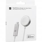 OUTLET: Ładowarka magnetyczna, indukcyjna do Apple Watch ER USB-C, 2 m, 7,5W, biała
