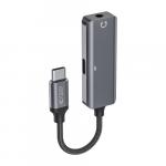 Adapter Tech-Protect UltraBoost przejściówka do słuchawek USB-C na Mini Jack 3.5mm, czarny