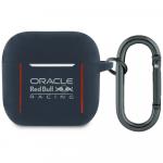 Etui Red Bull Silicone Logo & Lines do AirPods 4, granatowe