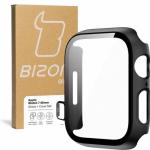 Etui ze szkłem Bizon Case, Case + Glass Set Apple Watch 45 mm, czarne