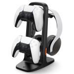 Stojak Spigen Headphone Stand VG400 na słuchawki i kontroler PS5 / XBOX / Switch Pro / PC, czarny