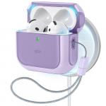 Etui ESR Orbit HaloLock MagSafe do AirPods 4, fioletowe
