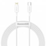 Kabel Baseus Superior USB-C do Lightning 20W 2m, biały