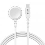 Ładowarka magnetyczna, indukcyjna Tech-Protect UltraBoost MC10 Magnetic do Apple Watch USB-C, 1.2m, biała