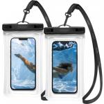 Etui wodoszczelne Spigen A610 Waterproof Float 2-Pack, przezroczysto-czarne