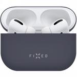 Etui Fixed Silky do Apple AirPods Pro 2, granatowe
