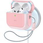 Etui ESR Orbit HaloLock MagSafe do AirPods 4, różowe