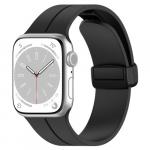 Silikonowy pasek Bizon Strap Watch Silicone L do Apple Watch 38/40/41/42mm, czarny