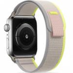 Pasek Tech Protect Nylon do Apple Watch 49/45/44/42 mm, beżowy