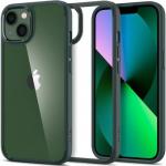 Etui Spigen Ultra Hybrid do iPhone 13, przezroczysto-zielone
