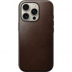 Skórzane etui Nomad Modern Leather Horween Series do MagSafe, do iPhone 16 Pro Max, brązowe