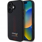 Etui Red Bull Carbon Fiber Powerbar do MagSafe do iPhone 16, czarne