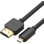 Kabel przewód Ugreen HDMI 4k 60Hz - micro HDMI, 1,5 m, czarny