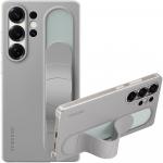 Etui Samsung Silicone Standing Grip Case do Galaxy S25 Ultra, szare