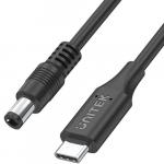 Kabel zasilający do laptopa Acer Unitek USB-C do DC (5,5 x 1,7 mm), PD 65W, 1,8m, czarny