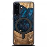 Drewniane etui do Galaxy A56 5G, Bewood Unique Planets Neptun do MagSafe