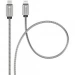 Kabel Forcell C238 USB-C do Lightning, 27W, PD, QC3.0, 1 m, srebrny