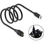 Kabel do ładowania zegarków Garmin, Beline, USB-C, 1m, czarny