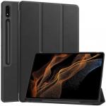 Etui Bizon Case Tab Lizard do Galaxy Tab S10 Ultra / S9 Ultra, czarne