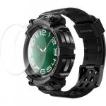Etui z paskiem + 2 szkła Supcase UB Pro do Galaxy Watch 6 Classic 47mm, czarne