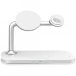 Ładowarka indukcyjna 3w1 Mobile Origin Wireless Charger 15W do iPhone/Apple Watch/AirPods, biała