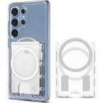 Portfel na karty Spigen Ultra Hybrid Wallet MagFit+ do serii Galaxy S25, przezroczysty