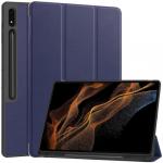 Etui Bizon Case Tab Lizard do Galaxy Tab S10 Ultra / S9 Ultra, granatowe