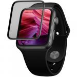 Szkło hartowane Fixed 3D Tempered Glass do Apple Watch SE 2022 / SE / 6 / 5 / 4 - 44mm, czarna ramka