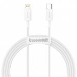 Kabel Baseus Superior USB-C do Lightning 20W 1,5m, biały