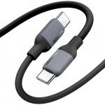 Kabel do szybkiego ładowania i przesyłania danych Ugreen 60W USB-C do USB-C, 1 m, czarny