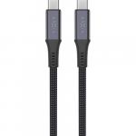 Kabel ładująco-przesyłowy Fixed Media Cable USB-C / USB-C 240W, 2 m , czarny