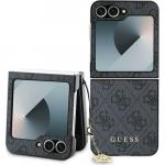 Etui Guess 4G Charms Collection do Galaxy Z Flip6, czarne