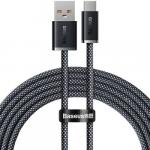 Kabel Baseus Dynamic Series 100W USB-A do USB-C 2m, ciemnoszary