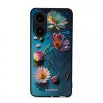 Etui ochronne do Xiaomi POCO X7 Pro, Mobiwear Glossy Case, niebiesko-kwieciste