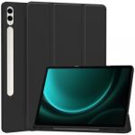 Etui Bizon Case Tab Lizard do Galaxy Tab S9 FE Plus, czarne