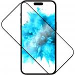Szkło hartowane Fixed Full Cover 2.5D Tempered Glass do Realme 14x 5G, czarna ramka