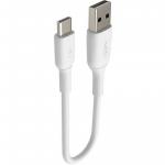 Kabel Belkin Boost Charge PVC do Android Auto USB-A do USB-C 15cm, biały
