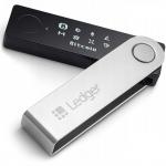 Portfel kryptowalut i NFT Ledger Nano X, srebrno-czarny