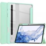 Etui Bizon Case Tab Clear Matt do Galaxy Tab S8 / S7, miętowe