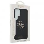Etui Guess Hardcase Silicone Big 4G Logo Bottom Script do Samsung Galaxy S25 Ultra, czarne