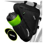 Sakwa rowerowa, torba pod ramę z uchwytem na bidon Vayox VA0348 1.5L, czarna