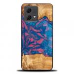 Drewniane etui do Motorola Moto G84 5G, Bewood Unique Neons Vegas