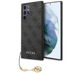 Etui Guess 4G Charms Collection do Galaxy S24 Ultra, czarne