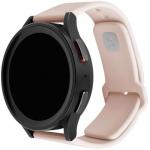 Silikonowy pasek Fixed Silicone Strap z szybkozłączką 20mm do smartwatcha, różowy