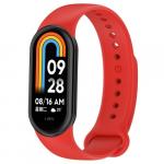 Pasek Bizon Strap Watch Dots do Xiaomi Mi Smart Band 8, czerwony