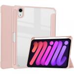 Etui Bizon Case Tab Clear Matt do Apple iPad Mini 7 2024 / 6 2021, różowozłote