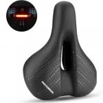 Siodełko rowerowe z lampką Rockbros 38218916001 MTB, czarne
