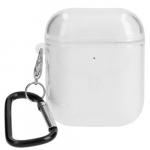 Etui Bizon Case Headphone Clear do Airpods 1/2, przezroczyste