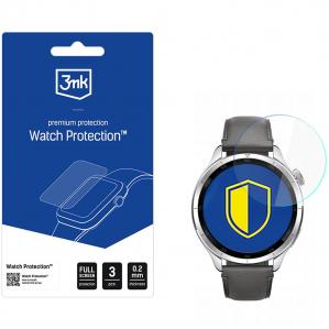 Szkło hybrydowe 3mk Watch Protection do Xiaomi Watch S4, 3 sztuki