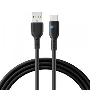 Kabel do ładowania / transmisji danych Joyroom Premium Series USB-A do USB-C, 3A, 2m, czarny